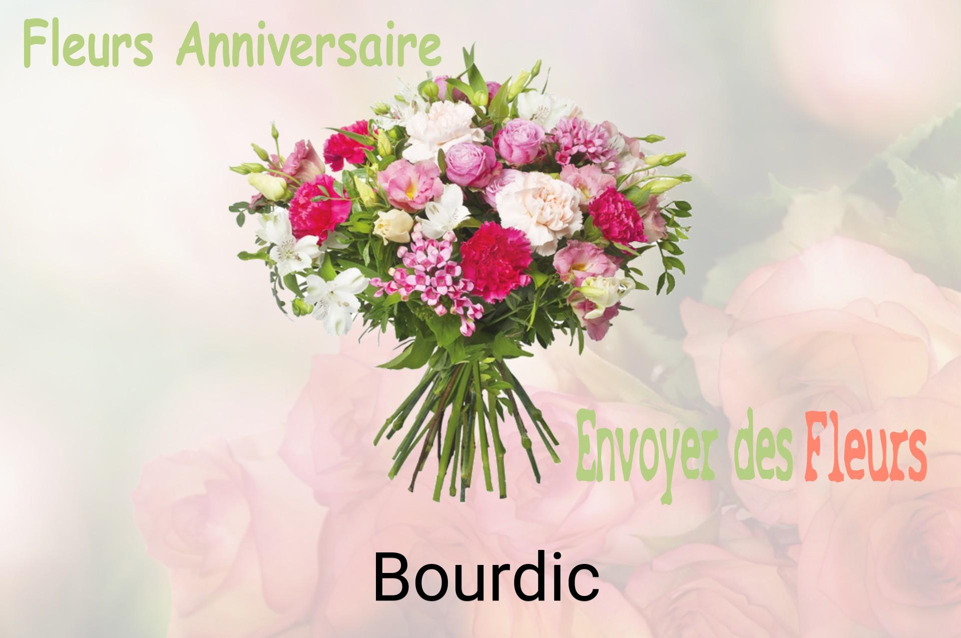 Bouquet de fleurs d’anniversaire livré à Bourdic